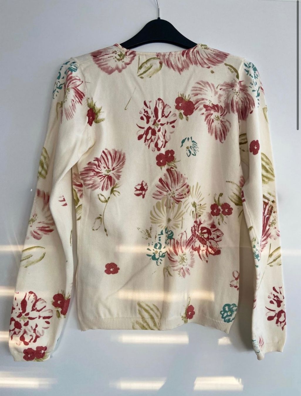 Phase Eight Pullover & Sweatshirts: Baumwollpulli Phase Eight Gr. 36 modern creme pink blau grün – Neu (gemäss Beschreibung) aus Schüpbach von 2ndHandRose 1