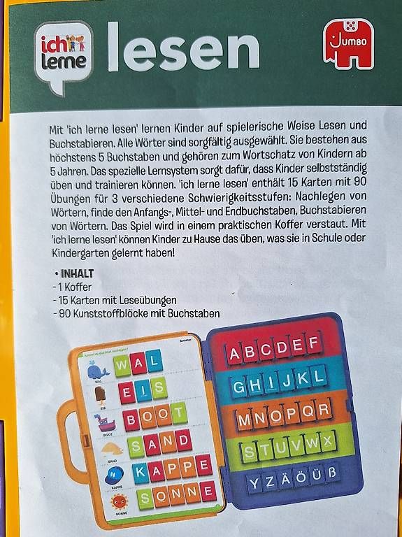 Giochi: Lesen lernen spielerisch  – Usato da Erlinsbach venduto da Busio