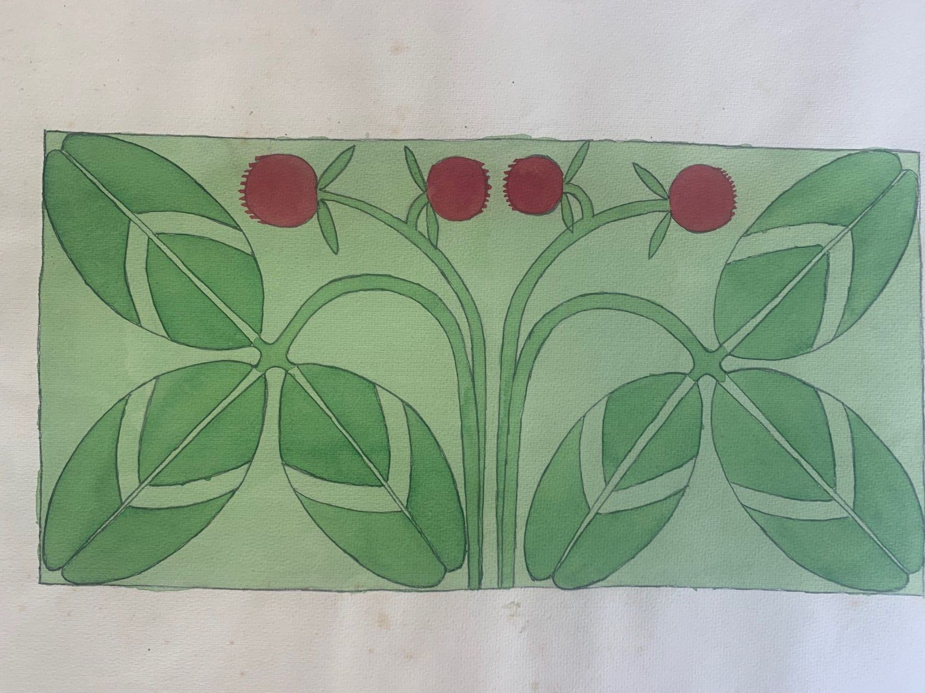 Papiers peints: Tapetenentwürfe – D'occasion à Ermensee par Alainmischler