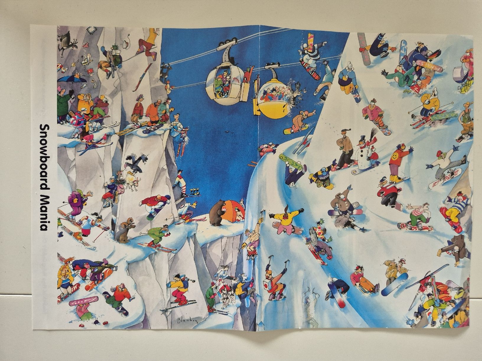 Heye Puzzle: Blanchon Puzzle "Snowboard Mania" 1000 Teile – Usato da Wernetshausen venduto da cmmj2022 3