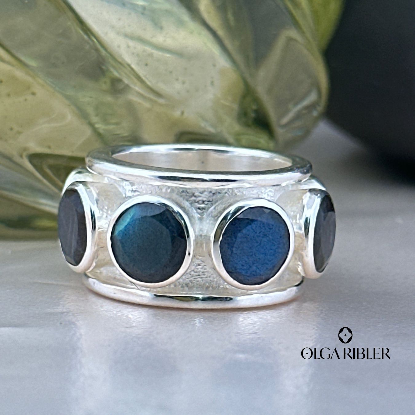 Olga Ribler Anelli: Labradorit Ring Sterling Silber  Ringgrösse 55 – Nuovo (secondo la descrizione) da Luzern venduto da byolgaribleroutlet 3