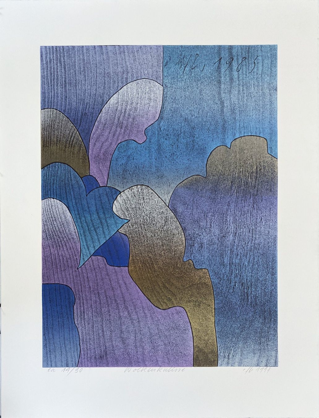 Poster & Bilder: Eggenschwiler Franz Mappe: Wolken 1997 – Neu (gemäss Beschreibung) aus grenchen von Belarte 4