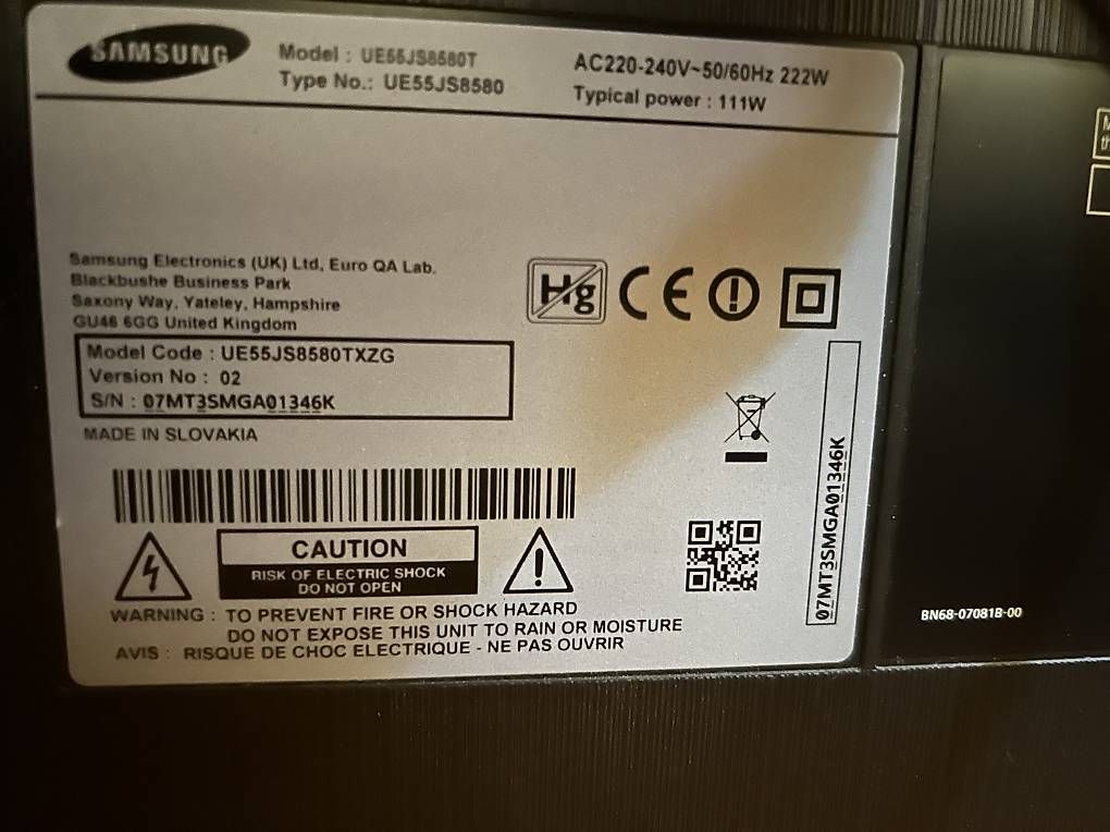 Monitor: Samsung Incurvé 55'' – Usato da Sullens venduto da Diga47 3