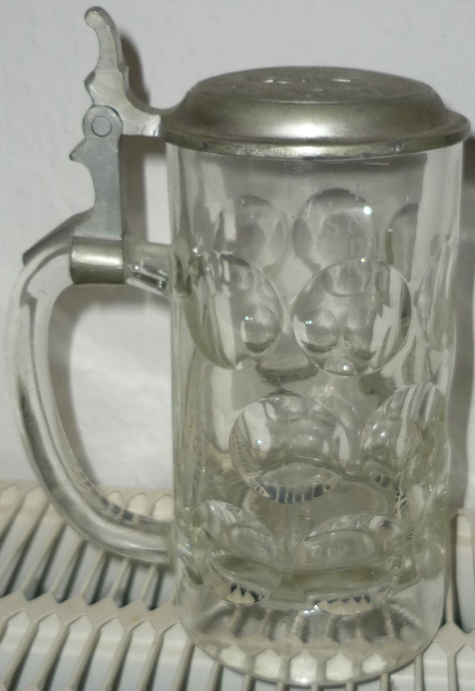 Bicchieri: Bierkrug Bierglas - Hans Waldmann - 4 DL um 1900 – Usato da Oberwil-Lieli venduto da pizbeverin12 1