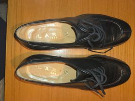 LARIO 1898 Herrenschuhe Nappa Leder Schwarz Gr. 8.5 OVP