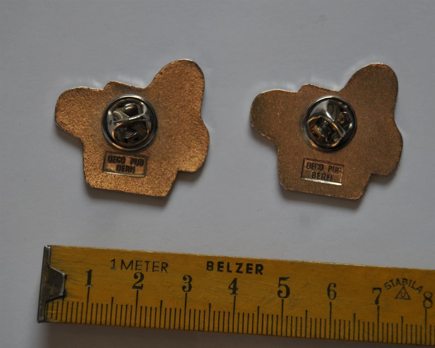 SBB/CFF/FFS Placchette & Badge: 2 SBB-Pins Schmetterling – Usato da Schaffhausen venduto da rol_qx69 2