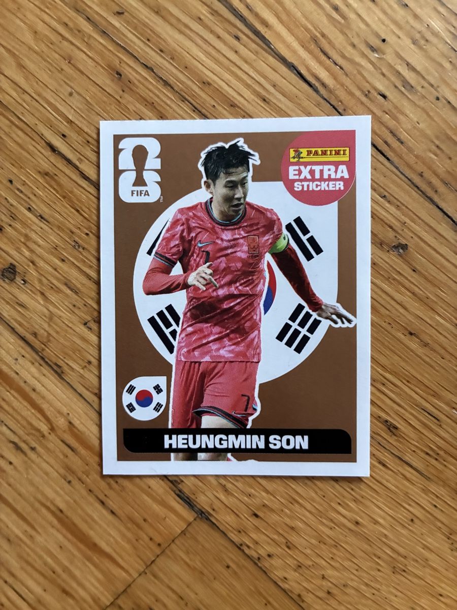 Panini Carte collezionabili: Panini 2026 Extra Sticker Heungmin Son – Nuovo (secondo la descrizione) da richterswil venduto da lunamarie001