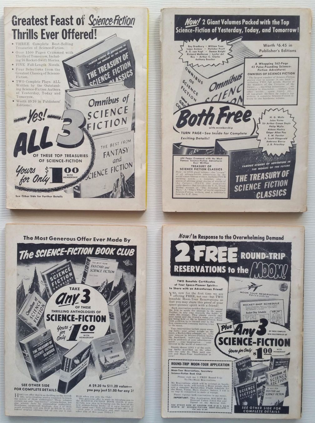 Bücher: 1955  4x Astounding SCIENCE FICTION – Gebraucht aus Oberriet SG von Krishna111 5
