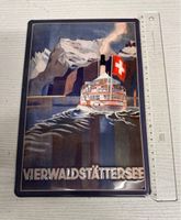 Blechschild Vierwaldstättersee Dampfschiff