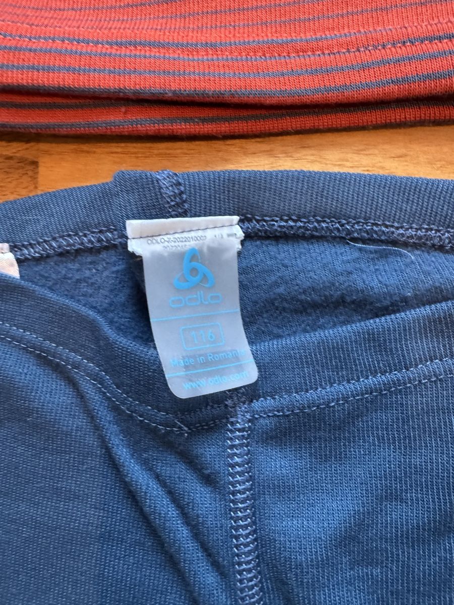 Odlo Unterwäsche: Odlo Kinder Thermo-Set, Gr. 116 – Gebraucht aus Riedikon von fox222 1
