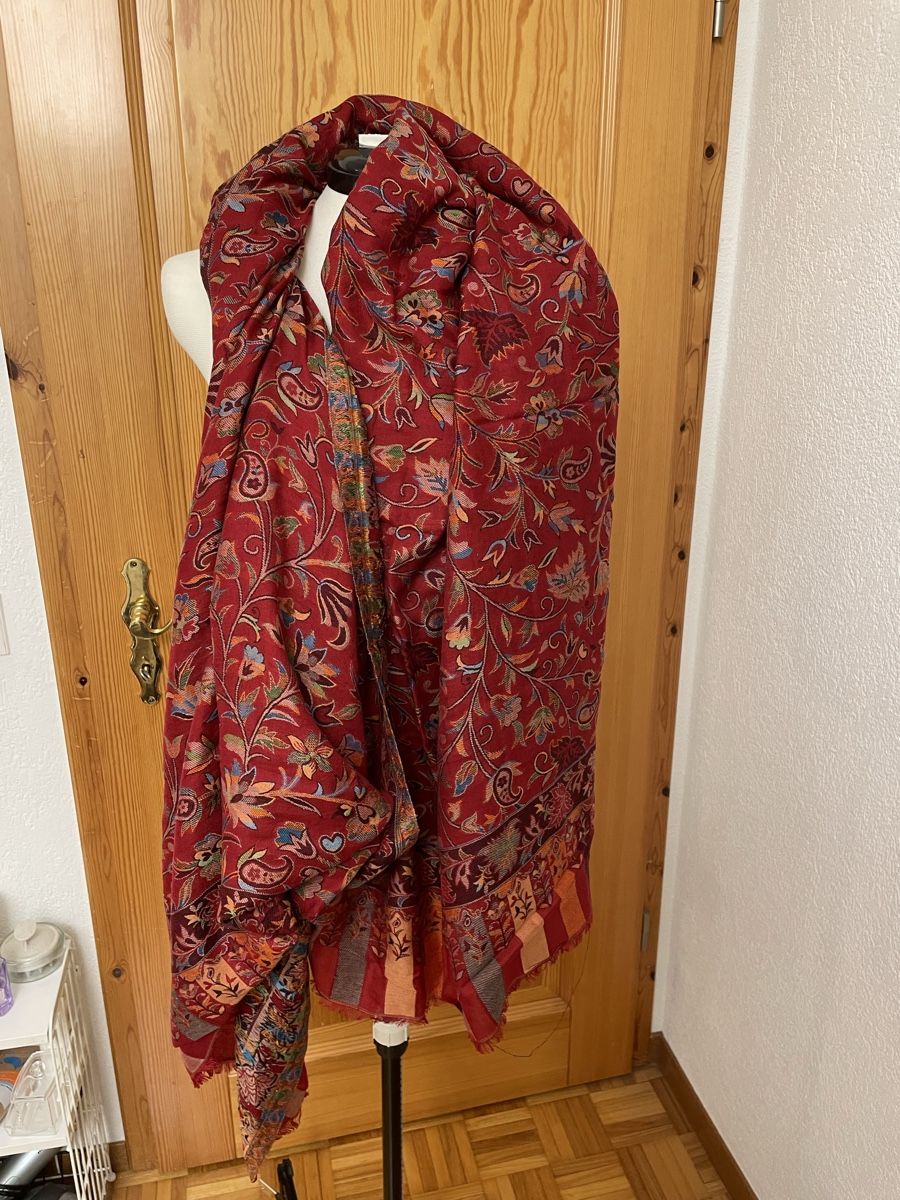 Foulard & Sciarpe: Schal rot gemustert – Nuovo (secondo la descrizione) da Dittingen venduto da nje_9nlt 1