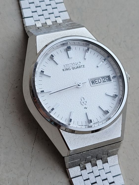 SEIKO KING QUARTZ 0853-8025 VINTAGE 1976 JAPAN WIE GRAND | Acheter sur  Ricardo