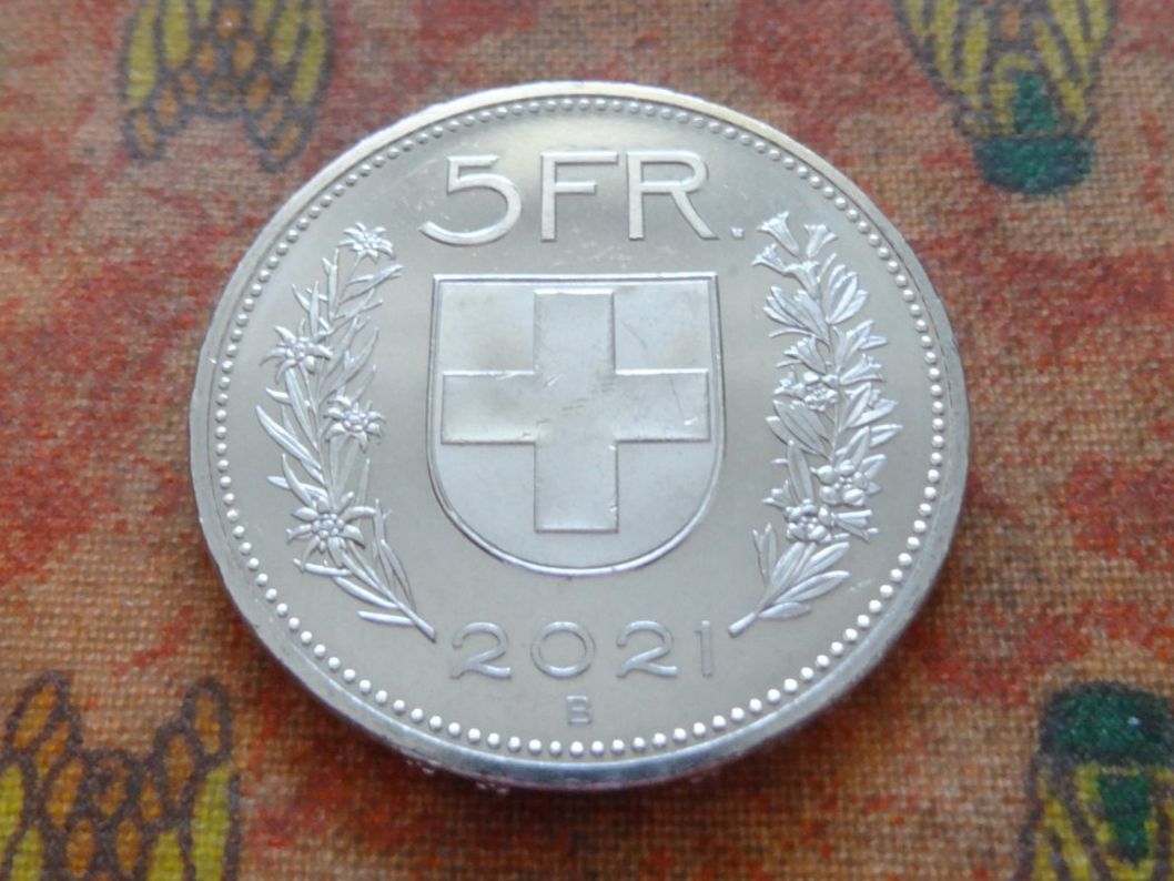 Tutti le monete: 5 Fr. 2021 – Usato da Romanel-sur-Lausanne venduto da Swift13