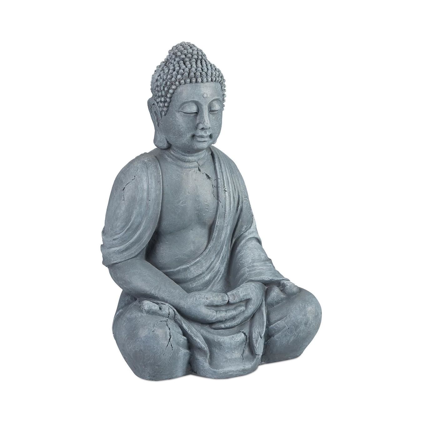 Sculture & Statue: Buddha Gartenfigur XL 70 cm Hellgrau – Nuovo e nell'imballaggio originale da Bottighofen venduto da zaap 1