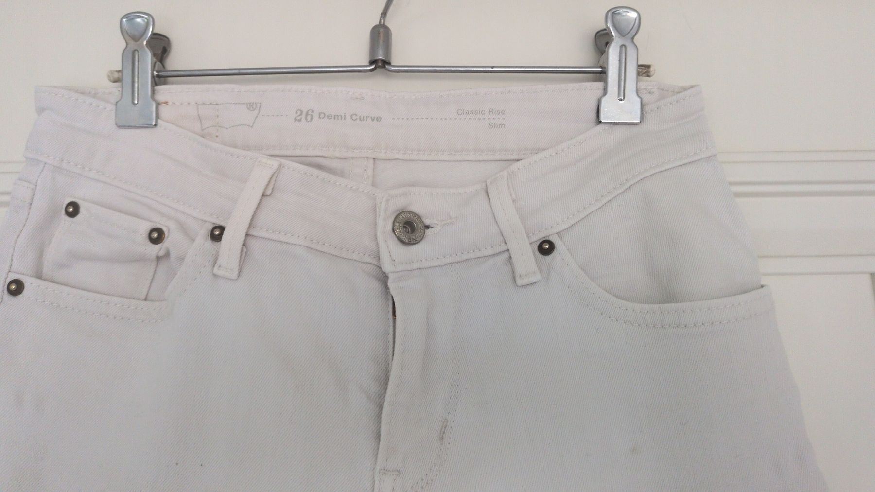 Levi's Jeans: Jean Levis Blanc – D'occasion à Grueningen par t.campanella 1