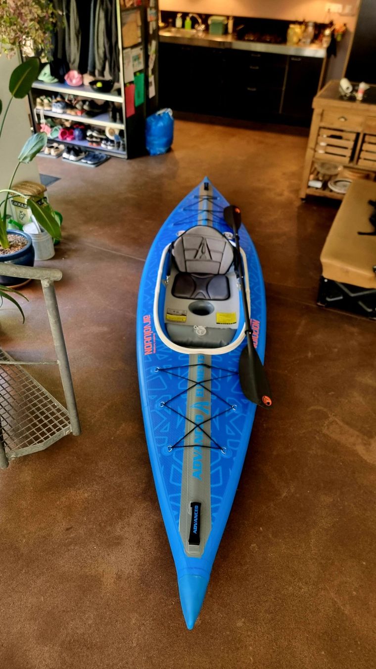 Barche: Set Kayak Advanced Elements AirVolution inkl. Karbon Paddel – Usato da Bern venduto da lorenzobonati 2