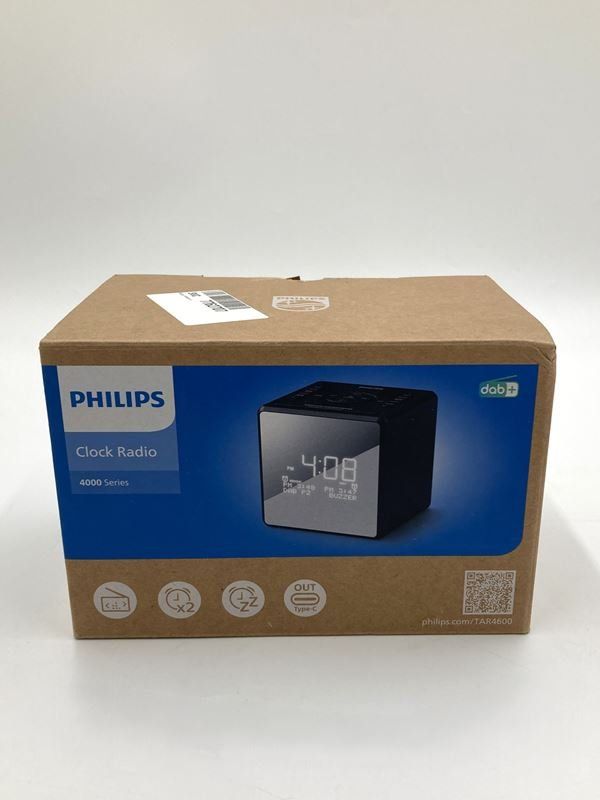 Philips Wecker: PHILIPS | Radiowecker | TAR4600/10 DAB+ | Schwarz – Neu (gemäss Beschreibung) aus Wittenbach von Restwert_St-Gallen 4