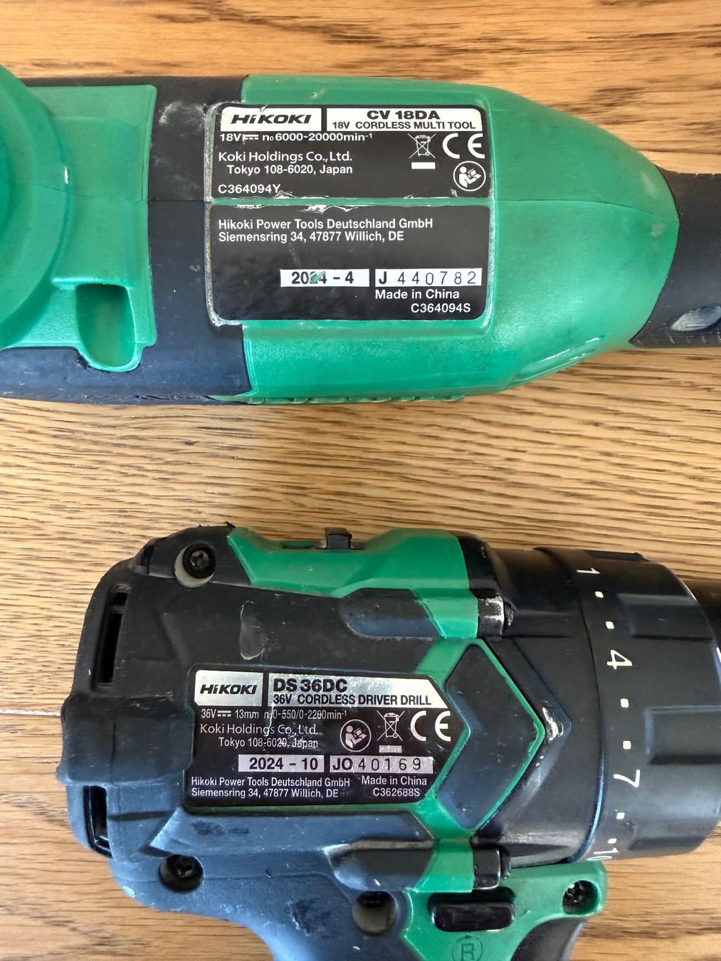 Makita Tutte le macchine: Hikoki Akku Multitool und Bohrschrauber SET + Makita Bit Box – Usato da Oberbüren venduto da Iceman009 7