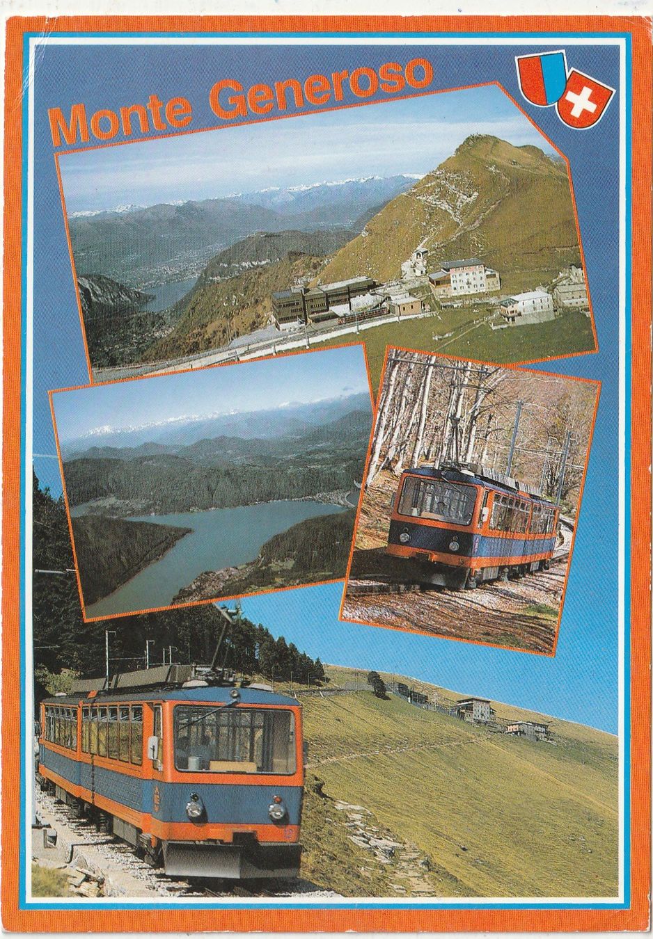 Cartoline postali: Bahn Monte Generose – Usato da Lumbrein venduto da made02