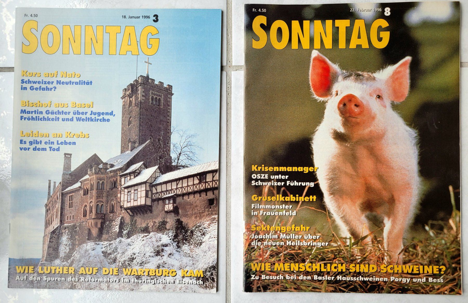 Zeitschriften & Magazine: 6 Vintage Hefte 'Sonntag' – Gebraucht aus Oberuzwil von rtr_wp6m 2