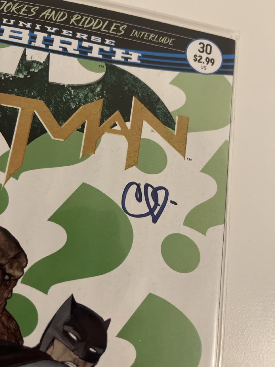 Fumetti: Batman #22 Rebirth - Signed Clay Mann  – Usato da Dübendorf venduto da flying_grayson 2