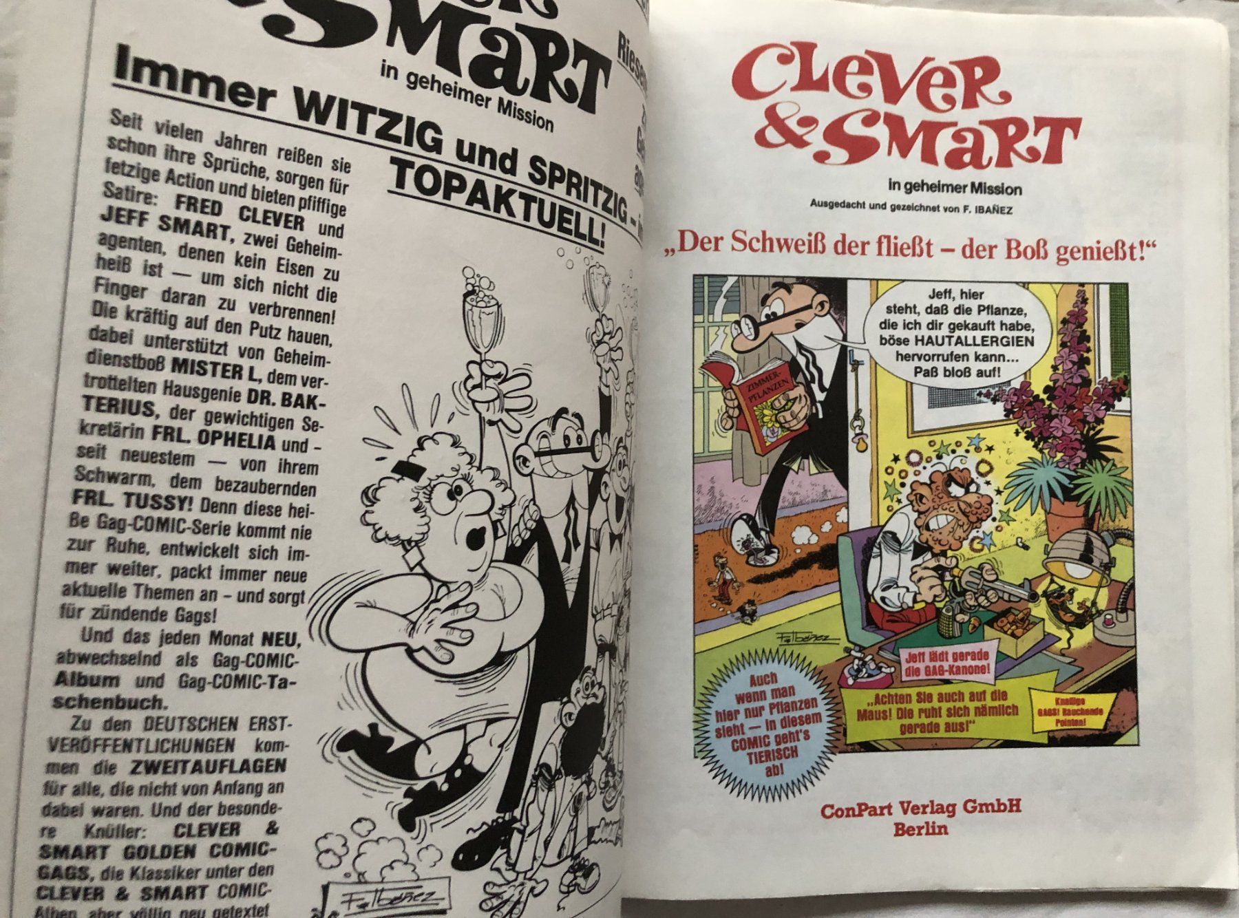 Fumetti: CLEVER & SMART - Nr.92 - 1.Auflage – Usato da Schaffhausen venduto da durruti 1