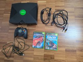 XBOX Konsole mit Zubehör und 2 Spielen ab 1 Fr.-