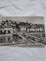 Cartolina d'epoca Zurigo: stazione centrale, ETH, anni '50