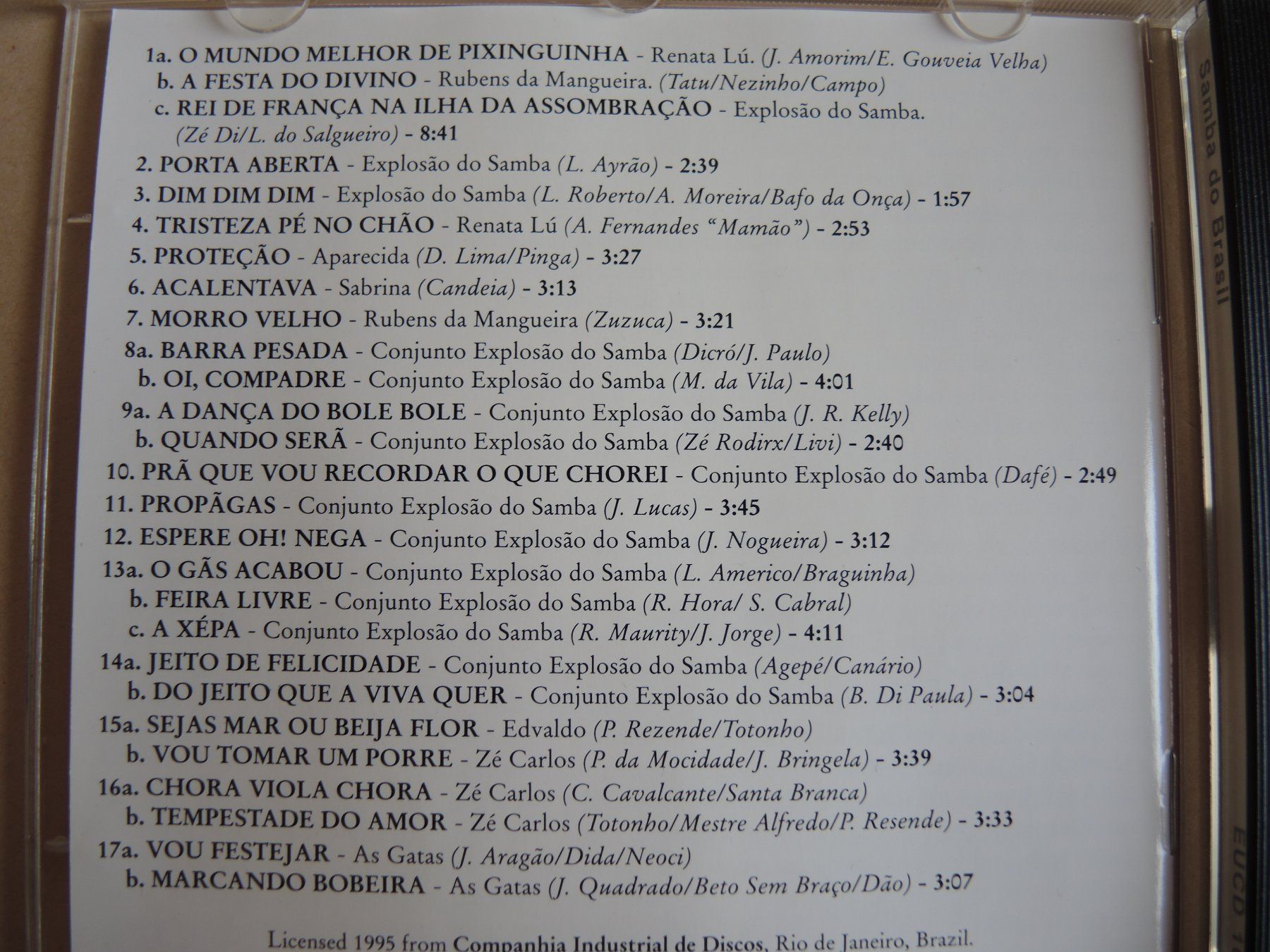 CD: CD Samba do Brasil - Chiquita Bacana – Usato da Rorschach venduto da maeck8 2