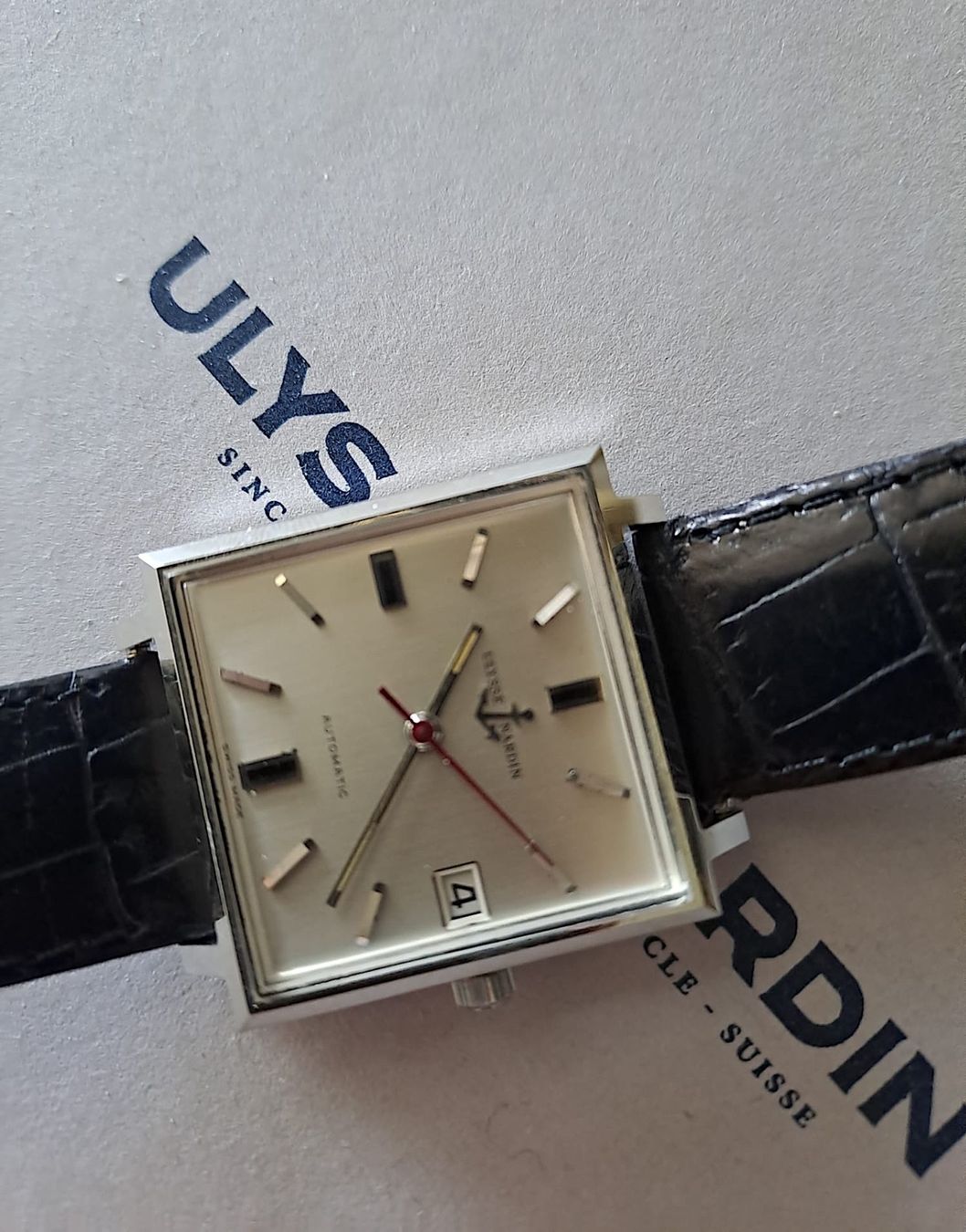 Ulysse Nardin Orologi: Ulysse Nardin Square Stahl – Usato da La Neuveville venduto da austinpowers70 2