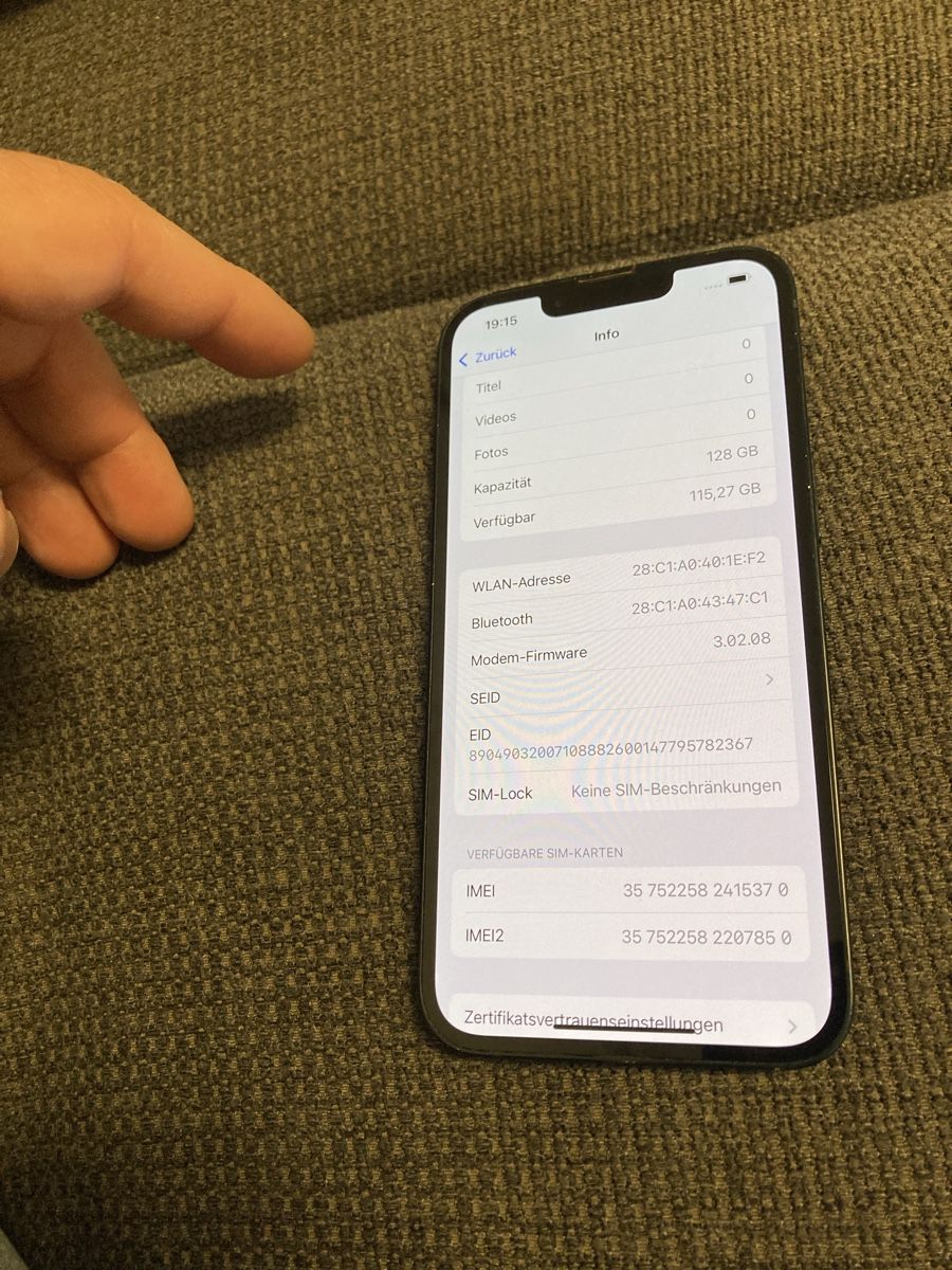 Apple Handys / Smartphones: iPhone 14 128 gb – Gebraucht aus Schaan von meh_zd8z 6