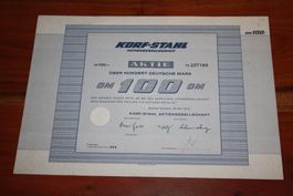 Korf -Stahl von 1972