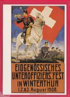 EIDG.UNTEROFFIZIERSFEST WINTERTHUR,1.2.3.AUGUST 1908, E.SIGG