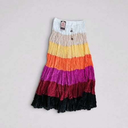 NEU! BOOM BABA Maxi Rock Boho Hippie Gothic Vintage Chic