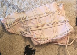 Babymütze Gr 74 Rosa kariert