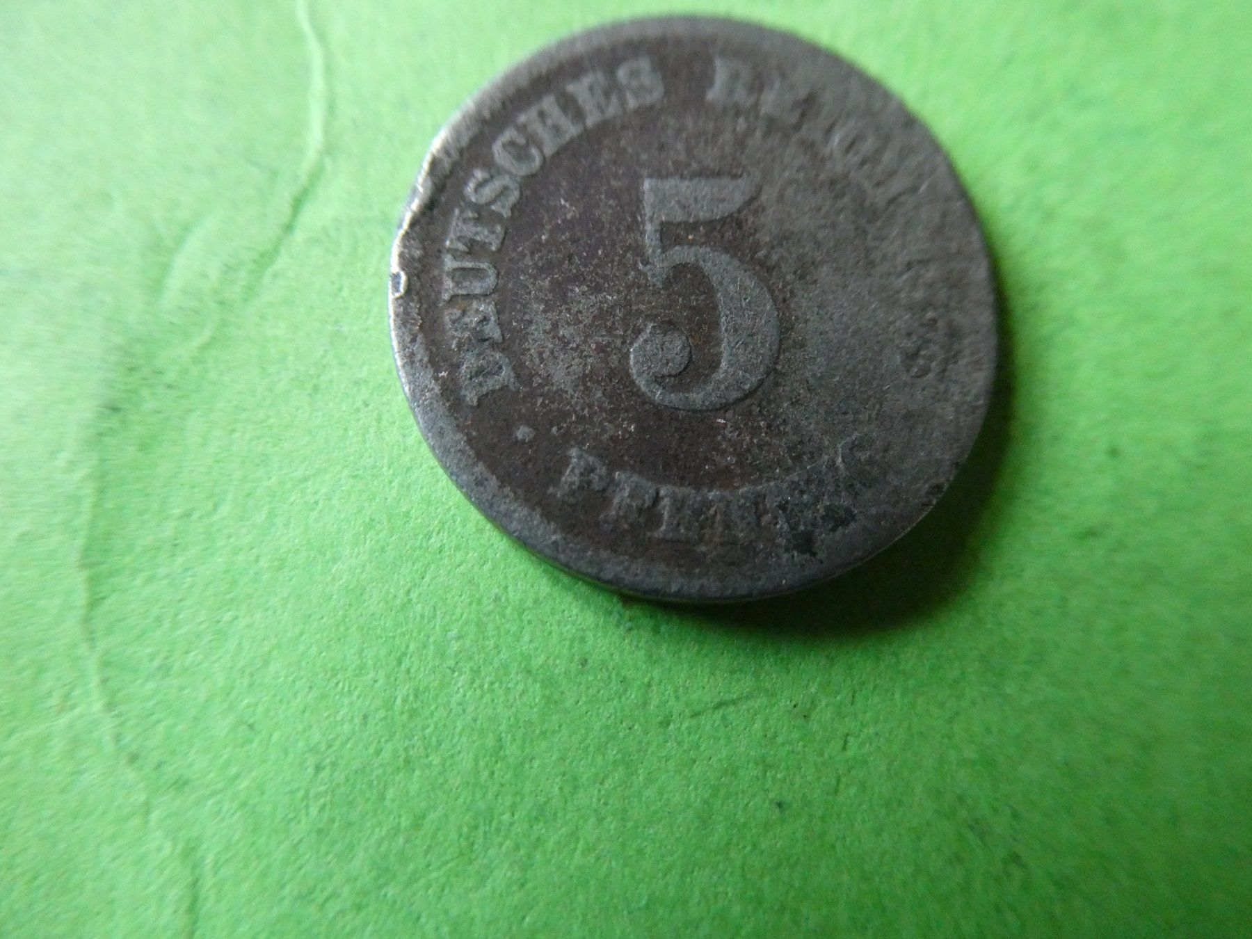 Tutti le monete: Dt. Reich 1875, 5 Pfennig – Usato da Hinterforst venduto da rohusri