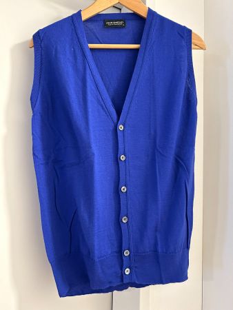 Neu John Smedley Gilet - Merino Wool Extrafine. Grösse M