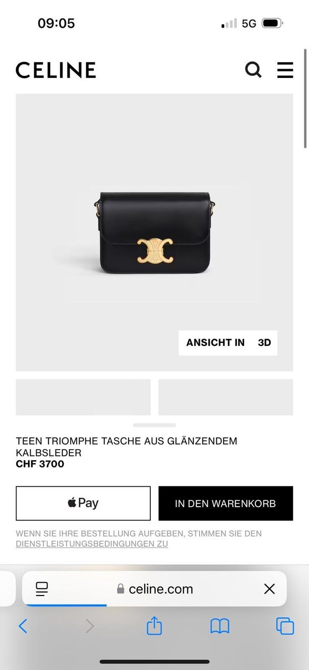 Celine Taschen für Damen: CELINE Teen Triomphe tasche – Gebraucht aus COMMUGNY von toutdoitdisparaitre 6