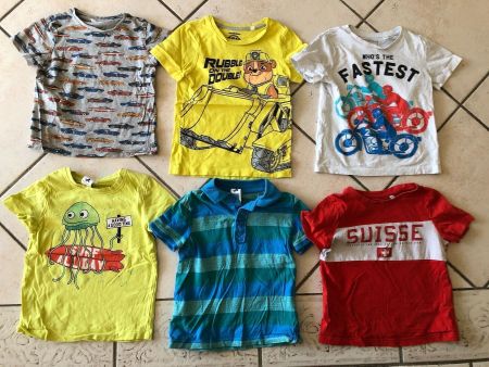 6 coole C&A T-Shirts Gr.110