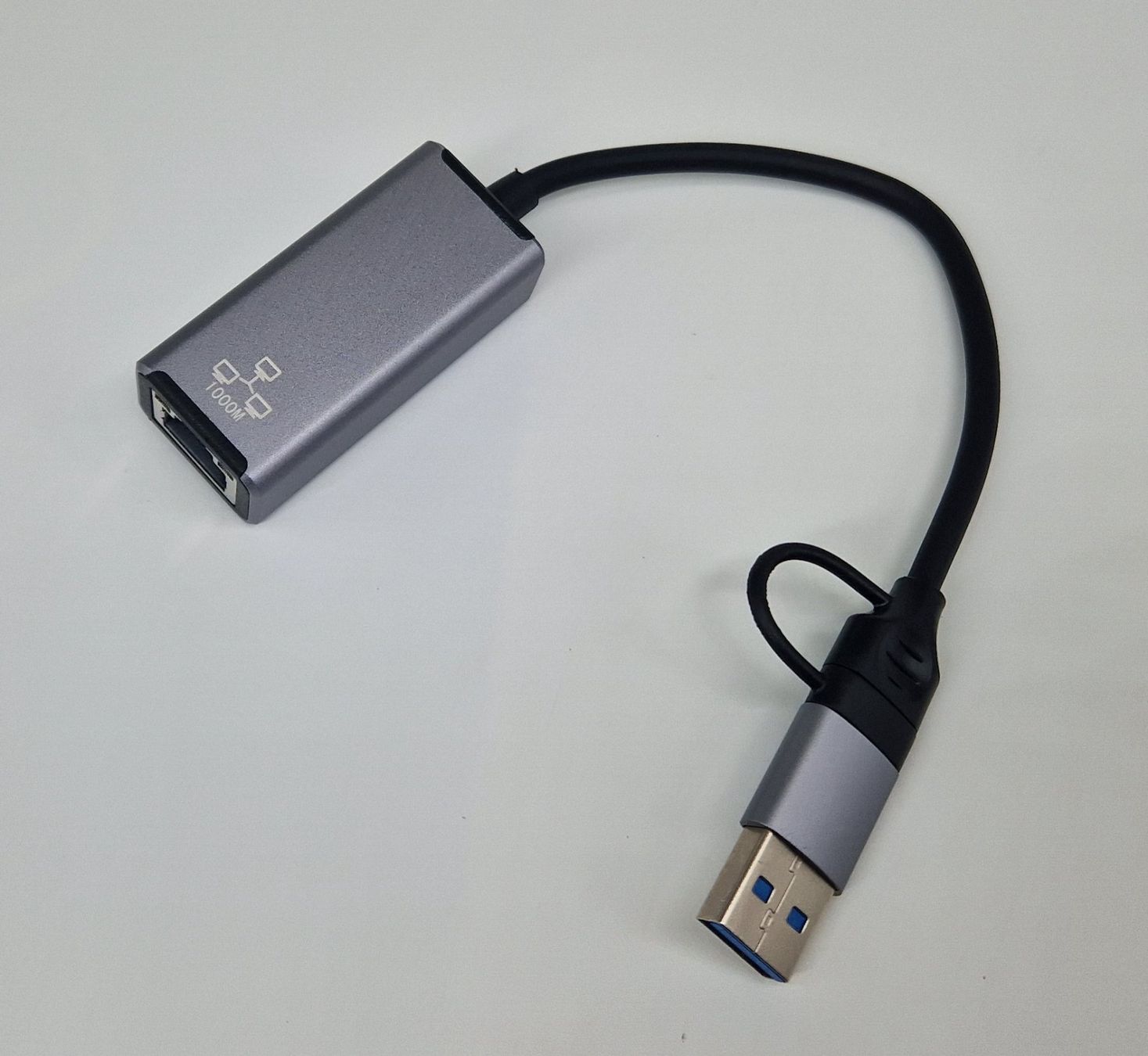 Laufwerke & Adapter: USB-C+USB3.0 / RJ45 Ethernet LAN Adapter – Neu und originalverpackt aus Niederglatt ZH von K1r7 4