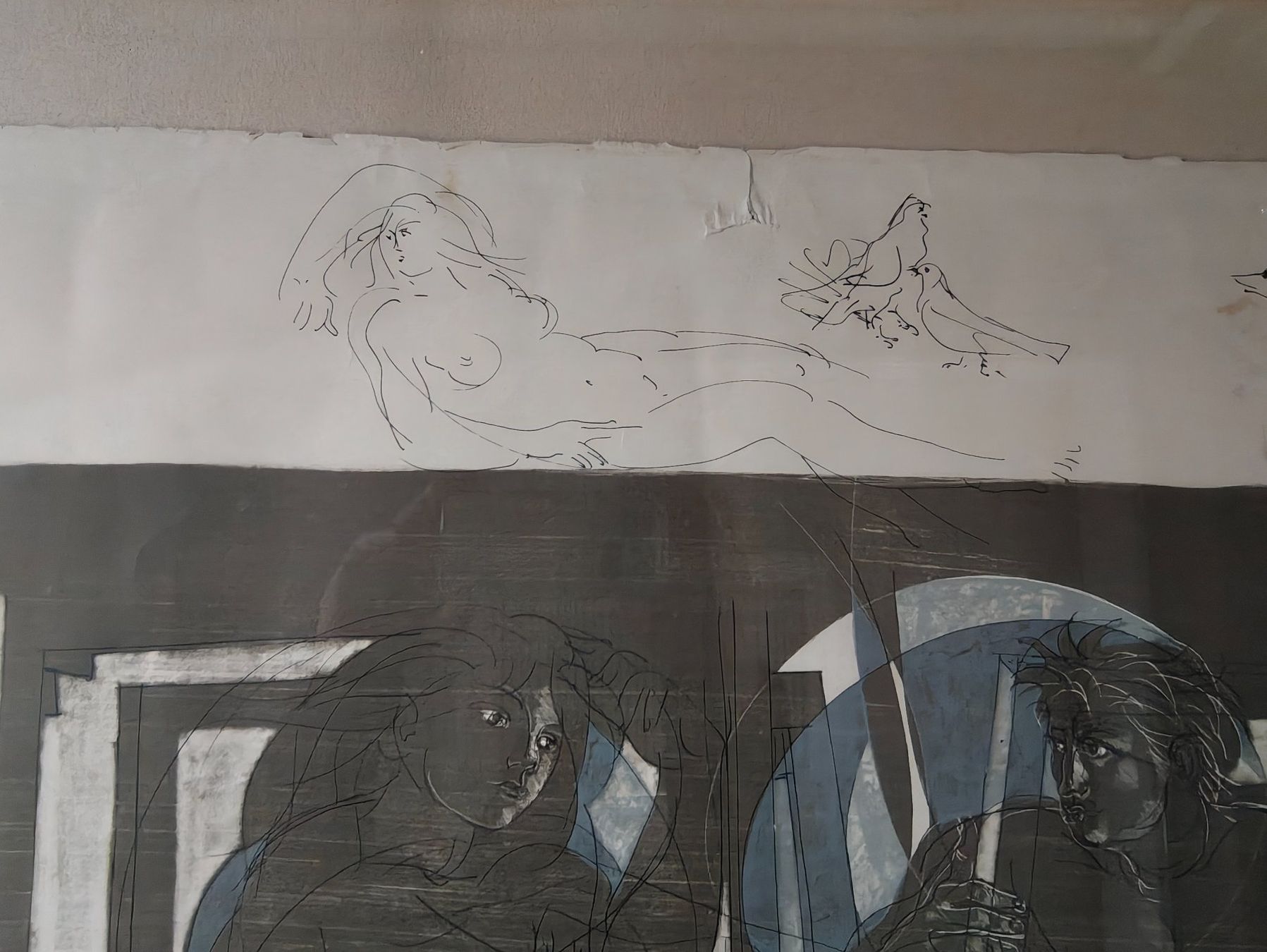 Grafiken & Lithographien: Hans Erni Werk: "Aline"  Remarque – Gebraucht aus Rossrüti von derMarktschreier 7