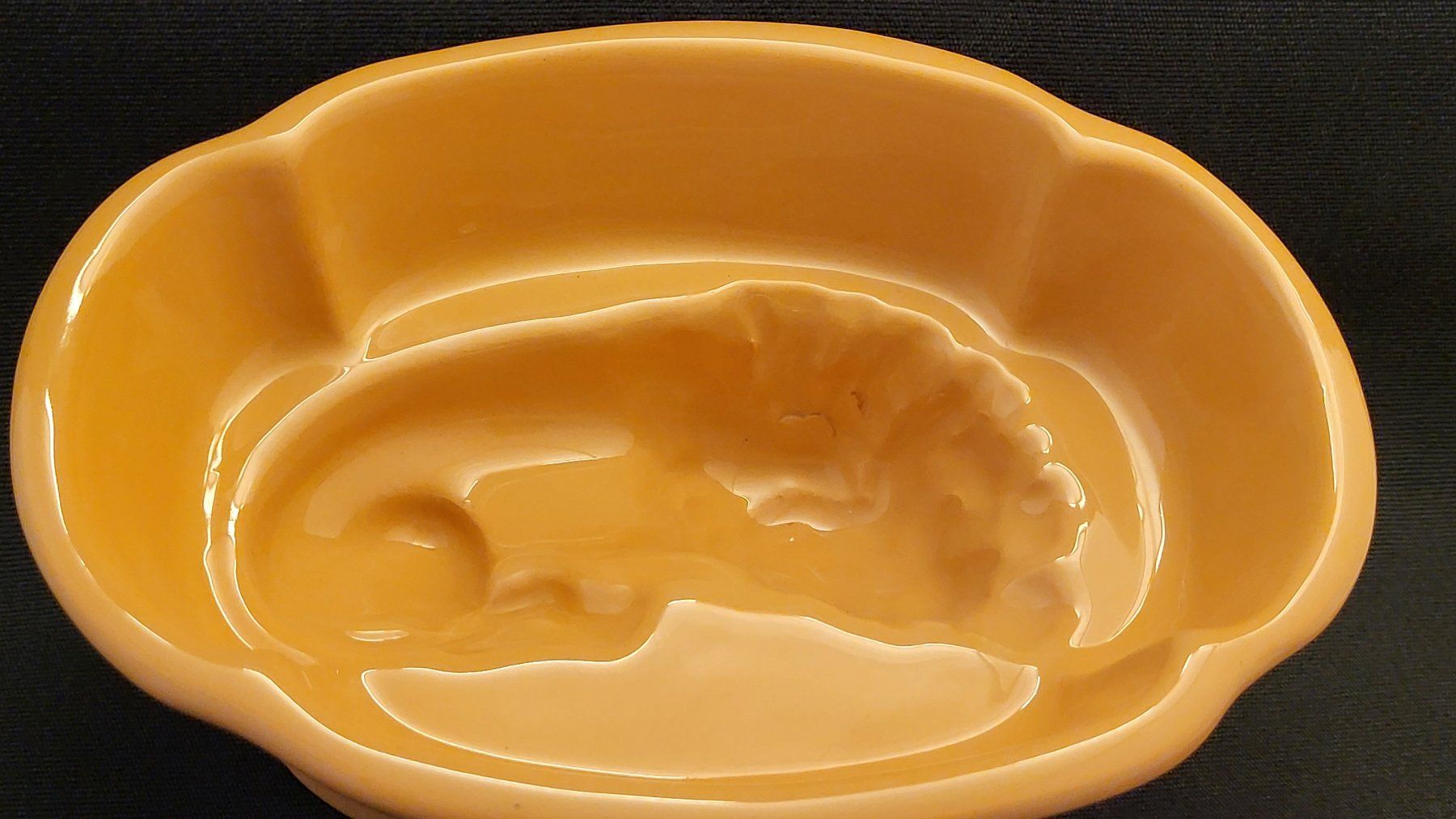 Statuette: Pudding-/Backform Keramik Löwen-Denkmal DANMARK – Usato da Basel venduto da spinne02 1