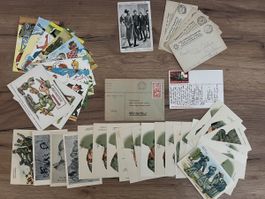 Grosses Lot Militär- / Feldpostkarten gebraucht/ungebraucht