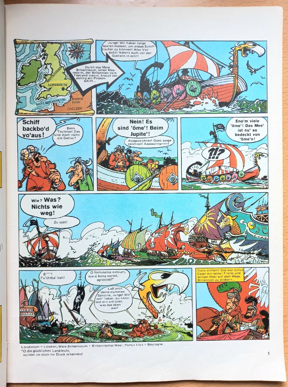 Fumetti: Comic - Asterix VIII - bei den Briten – Usato da Niederuzwil venduto da lubimaja 1