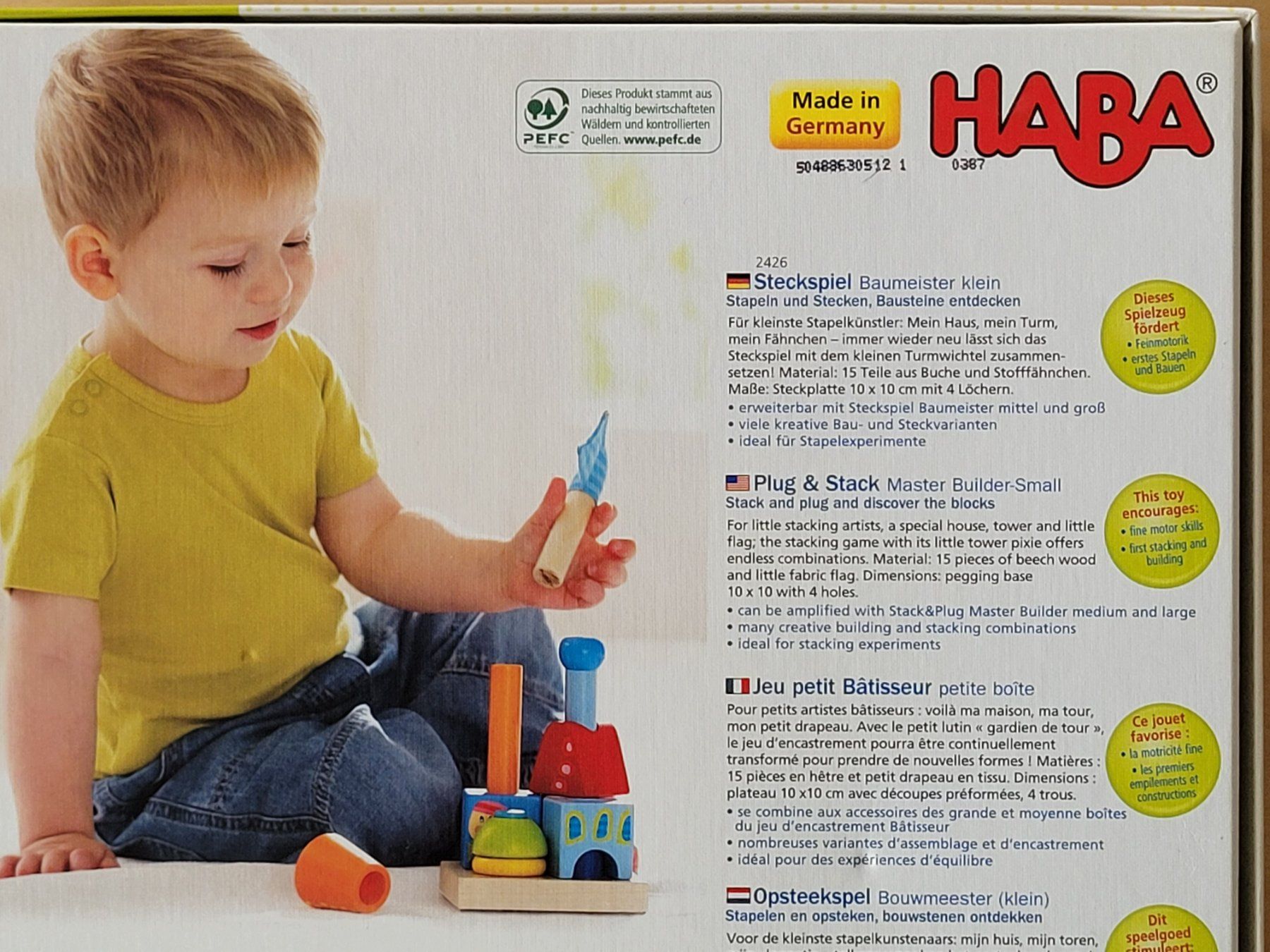 Haba Giochi: Haba Steckspiel ab 18 Monate – Nuovo (secondo la descrizione) da Wiesendangen venduto da samoalk 2
