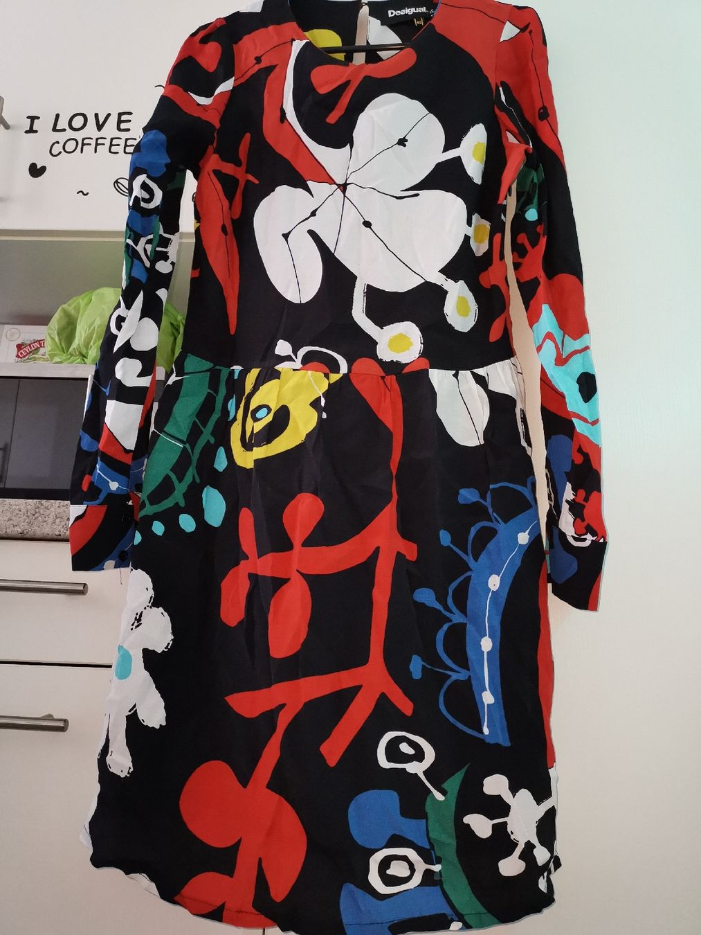 Desigual Vestiti: DESIGUAL LANGARM KLEID GRÖSSE 36 – Usato da basel venduto da lupettone 2