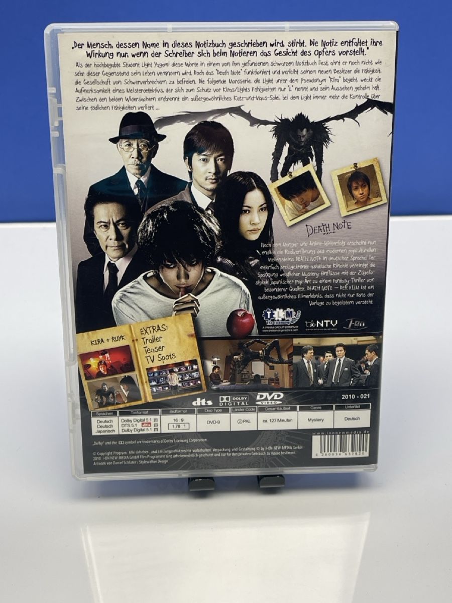 Tutti i DVDs: Death Note von 2006 - Spannender Mystery-Thriller – Usato da Murgenthal venduto da Samax 1