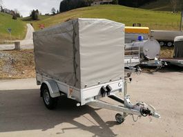 NEU Tieflader Anhänger 1500kg mit Plane 150cm