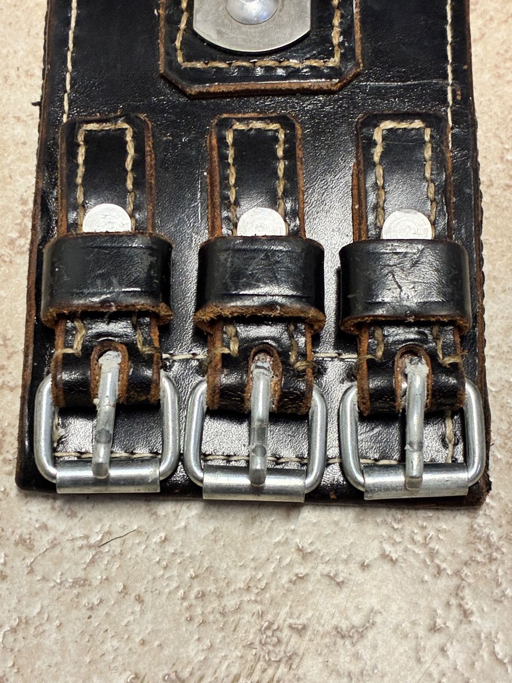 Attrezzatura da arrampicata: Feuerwehrgurt mit Karabiner Vintage – Usato da Horw venduto da adler65 6