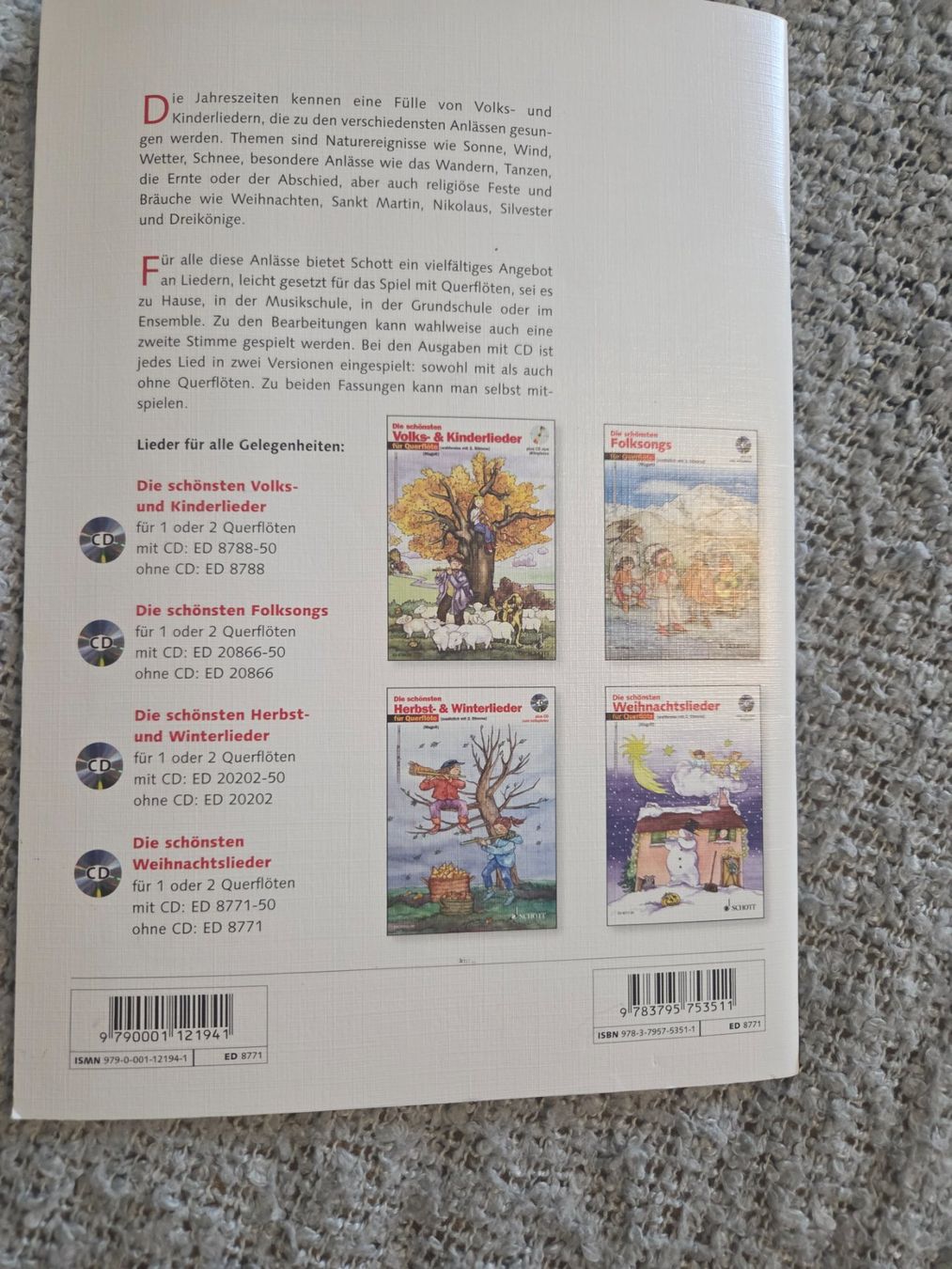 Libri: Weihnachtslieder, Querflöte – Usato da Köniz venduto da Briefmarken_Frau 1